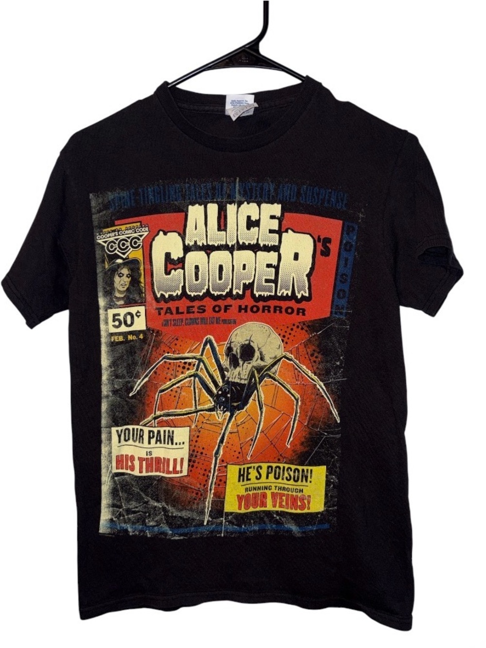 Alice Cooper "Tales of Horror" Tour T-Shirt Size Small